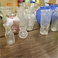 LARGE VASE LOT- MISC