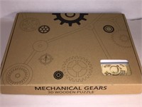 MECHANICAL GEARS 3D WOODEN PUZZLE (NEW)
