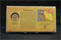 SACAGAWEA GOLDEN DOLLAR FIRST DAY COVER