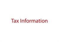 Tax Information