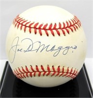 JOE DiMAGGIO AUTOGRAPH BASEBALL