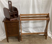 Bed Stand, Quilt Rack, Magazine Rack