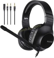 SADES PS4 Headset - Black  Flexible Mic
