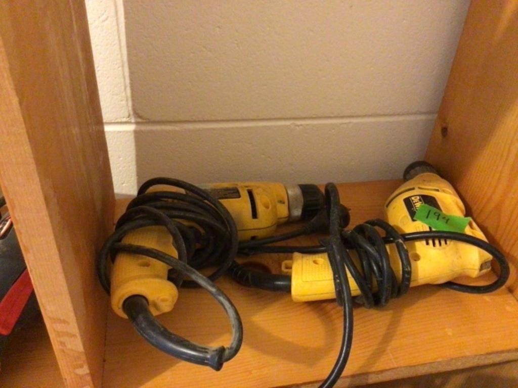 2 dewalt drills