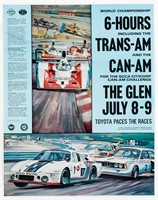 1980 WATKINS GLEN TRANS-AM RACING POSTER