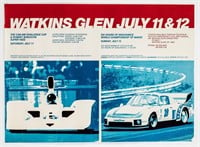 1980 WATKINS GLEN CAN-AM RACING POSTER