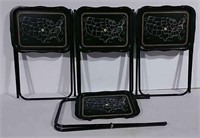 Set (4) of Texaco 48 States TV Dinner Trays