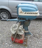 1950's Evinrude Flootwin 7.5hp boat motor with