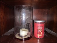 Yankee Candle and Glass Candle Jar
