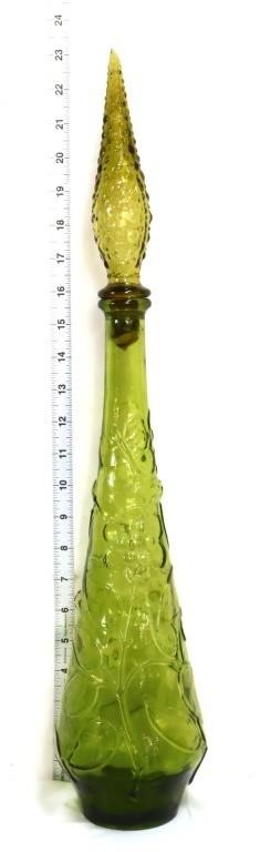MCM olive green 23in genie bottle