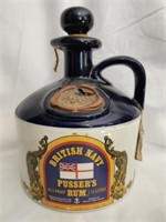 Vintage British Navy Pusser's Rum Bottle