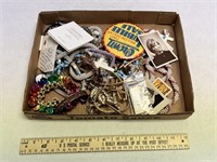 Assorted Costume Jewelry & Other Trinkets