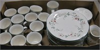 Pfaltzgraff Winterberry 10" Dishes, Cups & Saucers