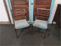 SET OF 2 ANTIQUE CHAIRS