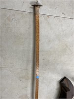 Antique log measuring tool