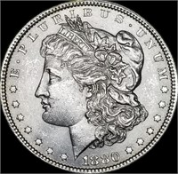1880-P US Morgan Silver Dollar Gem BU from Set