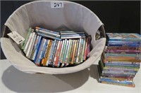 DVD Movie Lot in New Basket