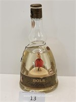 Vintage Bols Ballerina Music Bottle Gold Liqueur