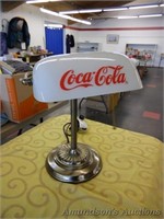 Coca-Cola Bankers Lamp, White