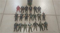 Figurines militaires armées 3.75 pouces