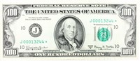 Coin 1963 $100 Federal Reserve Note Nice!