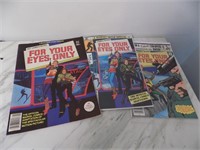James Bond For Your Eyes Only Oversized & 2 Comics