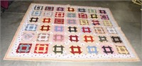 Lot #1536 - Vintage hand stitched patchwork