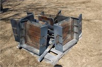 (5) Campsite Grills, Approx 20"x 20"x 8"