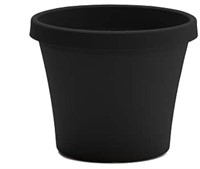 Bloem Terra Pot Planter (TR1600), Black, 16"