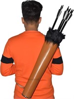 Back Arrow Quiver | Genuine Cowhide Leather