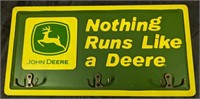 JOHN DEER HAT RACK