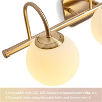 Modern Gold Bathroom Vanity Light Fixtures 3 Light