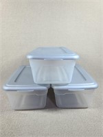 Sterilite Clear Storage Containers