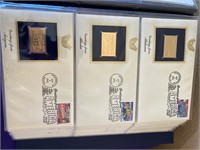 Golden replicas of the 50 states stamps #125
