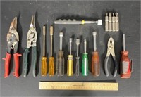 Tin Snips And Assorted Tools