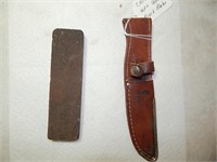 Case XX Leather Knife Sheath & Whetstone