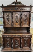 Lot #2221 - Stunning antique Hunt Cabinet with
