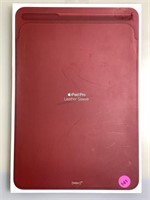 NIB iPad Pro 10.5in Leather Sleeve. Red