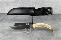 Custom Made Montana Horn Handle Knife