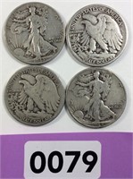 4 Liberty Walking Coins