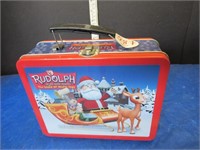 RUDOLPH METAL LUNCH BOX