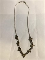 Mexican Sterling Silver & Smokey Quartz Necklace