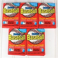 (5) 1988 Donruss Baseball Wax Packs