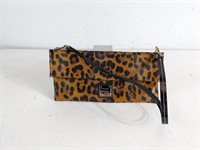 Dooney & Bourke Leopard Leather Clutch