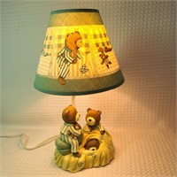 Small Teddy Bear Family Lamp