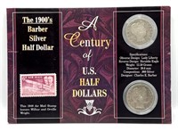 (Q) 1900, 1907 Barber Silver Half Dollars