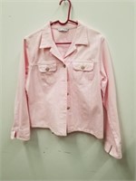 Super cute cabby Jean material jacket not sure