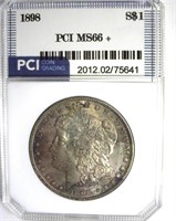 1898 Morgan MS66+ LISTS $975