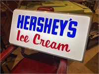 Hershey's ice cream light-up sign 15" x 29"