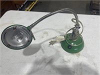 Vintage green desk lamp
